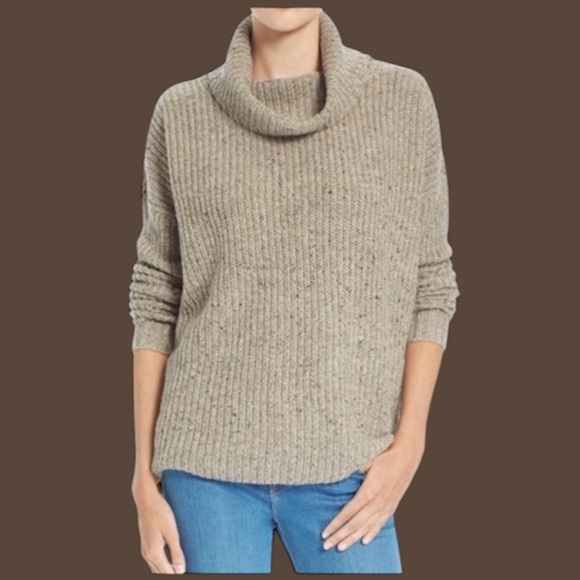 Soft Joie Sweaters - SOFT JOIE COWLNECK SWEATER WOMENS MEDIUM OATMEAL KNIT SOFT LUXE EXCELLENT $188